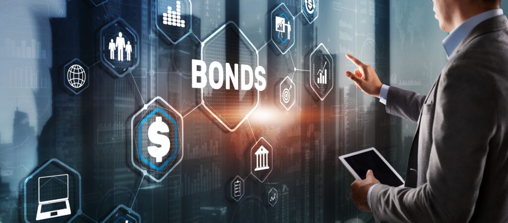 Depiction of investor choosing bonds