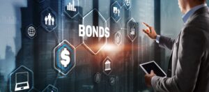 Depiction of investor choosing bonds